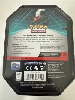 Pokemon TCG: Darkrai Triple Whammy Collectors Tin - Factory Sealed - Image 3