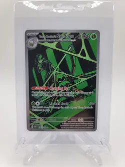 NM Team Rocket's Spidops 187/182 Illustration Rare Destined Rivals Pokemon TCG - Image 1