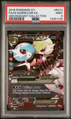 2016 Pokemon Generations Mega Gardevoir Full Art #RC31/RC32 PSA 9 - Image 1