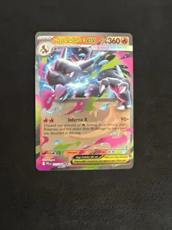 Mega Charizard X ex 013/094 Me02: Phantasmal Flames Holo Pokemon TCG -NM - Image 1