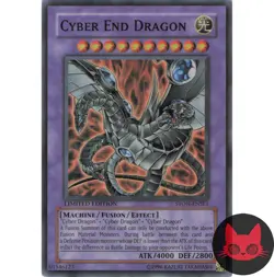 Yugioh Cyber End Dragon STON-ENSE1 Super Rare Limited Edition NM - Image 1