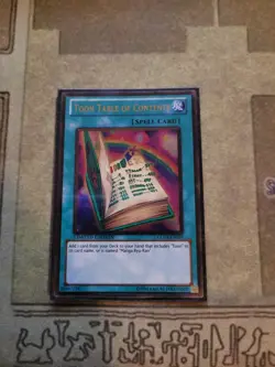 YUGIOH TOON TABLE OF CONTENTS GLD4-EN039 GOLD LIMITED ED NM - Image 1