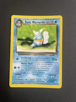 Dark Wartortle - 39/110 Non-Holo Legendary Collection Pokemon Card NM - Image 1