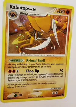 Kabutops 6/100 SWIRL Majestic Dawn Holo Pokemon Card 2008 - Image 2