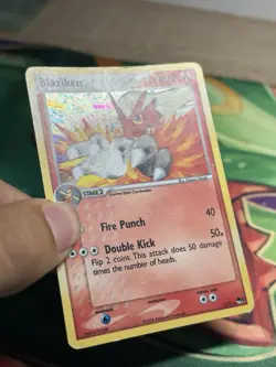 Blaziken 1/17 Holo Rare Ex Era POP Series 1 2004 Pokemon TCG Card - Image 4