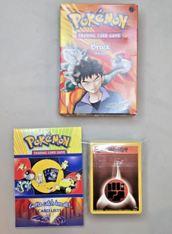 2000 Pokemon BROCK Theme Deck (60-cards complete) WOTC Gym Heroes Box - Image 1