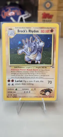 2000 Pokemon BROCK Theme Deck (60-cards complete) WOTC Gym Heroes Box - Image 2