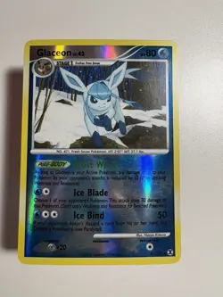 Pokemon TCG Glaceon LV.42 Rising Rivals Reverse Holo Card 41/111 LP - Image 1