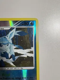Pokemon TCG Glaceon LV.42 Rising Rivals Reverse Holo Card 41/111 LP - Image 3