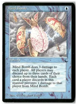 MTG Mind Bomb - The Dark Heavily Played English - Image 1