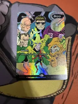 Magic The Gathering MTG: Spider-Man Hex (Borderless) Eternal-Legal Foil - Image 1