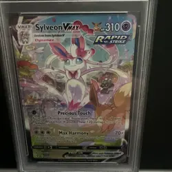 2021 Pokemon SWSH Evolving Skies Sylveon VMAX #212 PSA 10 - Image 3