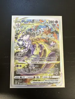 Pokemon TCG Mewtwo Vstar Crown Zenith: Galarian Gallery Gg44/Gg70 Ultra Rare - Image 1
