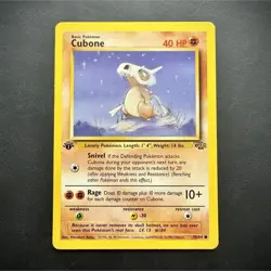 Pokemon Cubone 1st EDITION Jungle 50/64 Common - LP - Image 1
