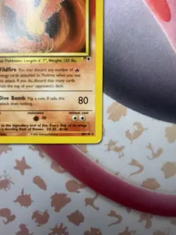 Moltres (30/110) Non Holo Rare Legendary Collection Pokemon Near mint - LP - Image 4