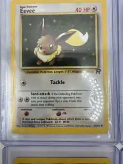 Team Rocket Pokemon TCG Collection Eevee Dark Flareon Jolteon Vaporeon TCG WOTC - Image 3