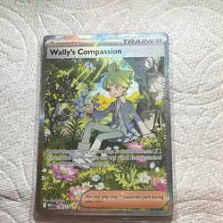 Pokemon Wally's Compassion Trainer Me01 Mega Evolution Holo 186/132 - Image 1