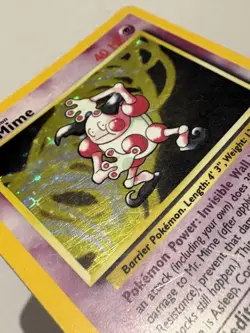 Mr. Mime 6/64 Jungle Set Holo Rare Vintage Pokemon MP - Image 4