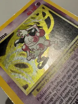 Mr. Mime 6/64 Jungle Set Holo Rare Vintage Pokemon MP - Image 5