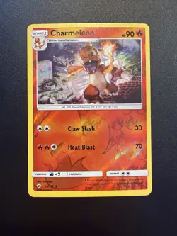 Pokemon TCG Charmander 18/147 Holo + Charmeleon 19/147 Reverse Holo NM - Image 5