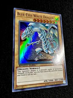 🔥YUGIOH • BLUE EYES WHITE DRAGON • ULTRA RARE • STP1-EN004 • SPEED DUEL • NM🔥 - Image 4