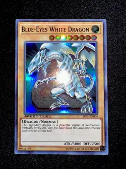 🔥YUGIOH • BLUE EYES WHITE DRAGON • ULTRA RARE • STP1-EN004 • SPEED DUEL • NM🔥 - Image 5