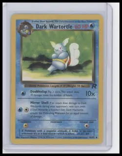 Dark WARTORTLE 46/82 - TEAM ROCKET - VINTAGE Pokemon CARD - NM/LP - Image 1