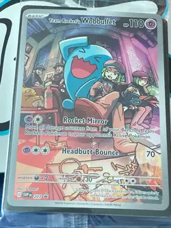 Team Rocket's Wobbuffet 203 Sv: Scarlet & Violet Promo Cards 😎 Sealed NM - Image 1