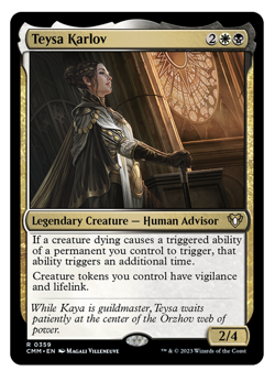 MTG - 1 x Teysa Karlov - Rare Human Advisor - Commander Masters (CMM) - M/NM - Image 1