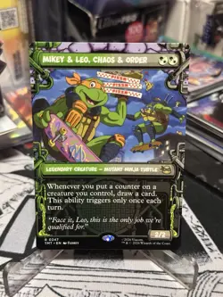 Mikey & Leo, Chaos & Order (Showcase) Teenage Mutant Ninja Turtles Foil - Image 1