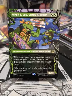 Mikey & Leo, Chaos & Order (Showcase) Teenage Mutant Ninja Turtles Foil - Image 2
