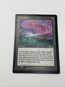 Memory Jar FOIL Urza’s Legacy 1999 Near Mint Never Played Magic The Gathering - Image 4