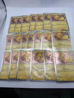 (20)Pikachu 051/162 Stamped 2026 Pokemon Day 30th Anniversary Promo Cards Lot 20 - Image 1