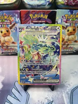 Pokemon Terapagos EX 169/131 Prismatic Evolutions Special Illustration NM - Image 1
