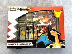 Pokemon Celebrations 25th Anniversary Lance’s Charizard V Collection Box Sealed - Image 1