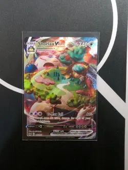 Snorlax VMAX 142 Sword & Shield Holo Ultra Rare Full Art - Pokemon TCG - Image 1