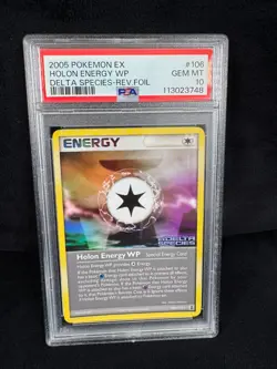 POP 9! Pokemon Holon Energy WP 2005 EX Delta Species #106 Reverse Foil PSA 10 - Image 2