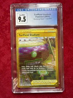 Pokemon TCG Turffield Stadium 234/203, Evolving Skies CGC 9.5 - Image 1