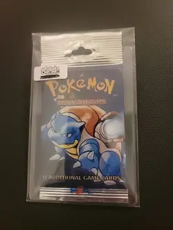 Pokemon Long Crimp Base Set Booster [Blastoise] Factory Sealed Read Description 742818061582 - Image 1