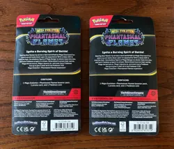 Set Of 2 Pokemon Phantasmal Flames Blister Packs W/Coin & Promos 820650853319 - Image 2