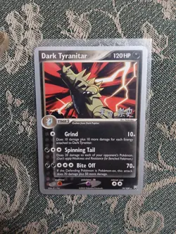 Pokemon Dark Tyranitar World Championship Decks 2005 19/109 120 HP Rare - Image 1