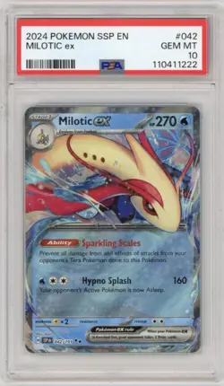 Pokemon TCG - Milotic ex 042/191 - Surging Sparks - PSA 10 - Image 1
