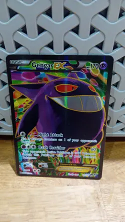 Pokemon TCG Gengar-EX Phantom Forces 114/119 Holo Full Art Ultra Rare (NM) - Image 1