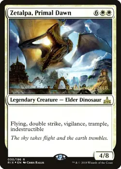 Zetalpa, Primal Dawn [Rivals of Ixalan Prerelease Promos] Magic MTG - Image 1