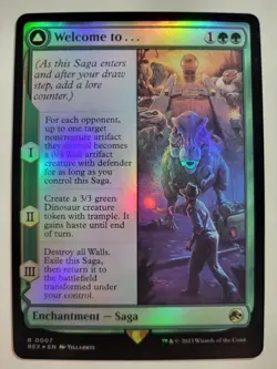 Welcome To... Jurassic Park Foil Jurassic World NM ENG MTG - Image 1
