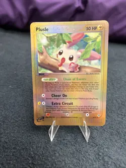 2003 Pokemon Plusle 8/97 Reverse Holo EX Dragon Rare e-Reader LP - Image 2