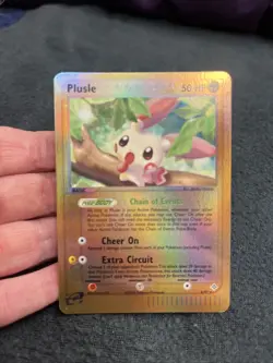 2003 Pokemon Plusle 8/97 Reverse Holo EX Dragon Rare e-Reader LP - Image 4
