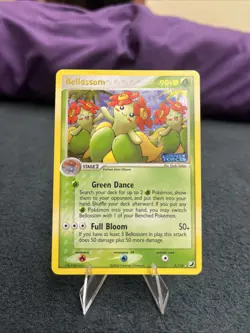Vintage Pokemon Bellossom 3/115 EX Unseen Forces STAMPED Reverse Holo Rare 2005 - Image 4