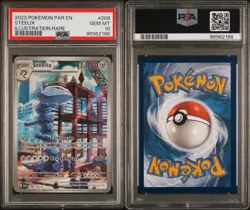 2023 Pokemon Par En-Paradox Rift Illustration Rare Steelix #208 PSA 10 - Image 3