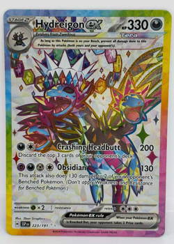Pokemon Surging Sparks - Hydreigon EX 223/191 - Ultra Rare - NM/M Condition - Image 1